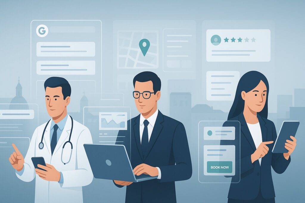 La Presenza Digitale per Professionisti nel 2026: Come Medici, Avvocati e Commercialisti Acquisiscono Nuovi Clienti